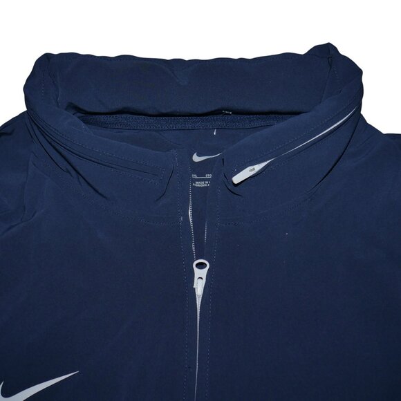 Nike Coaches L/S Jacket With Hoodie Navy Blue Men's Size 3XL Water Repellent NWT - Picture 4 of 12